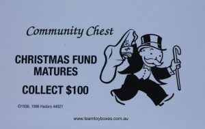 PARTS ONLY - Monopoly Board Game 2006 Hasbro Version - #15 Community Chest Card Only