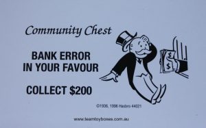 PARTS ONLY - Monopoly Board Game 2006 Hasbro Version - #16 Community Chest Card Only