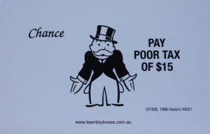 PARTS ONLY - Monopoly Board Game 2006 Hasbro Version - #9 Chance Card Only