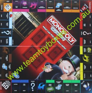 PARTS ONLY - Monopoly Board Game "Cheaters" Edition - (1) Game Board Only