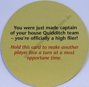 PARTS ONLY - Scene It? Board Game "Harry Potter" Edition - (1) #6 House Points Card Only