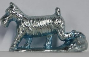 PARTS ONLY - Monopoly Board Game "Cheaters" Edition - (1) Scottie Dog Token Only