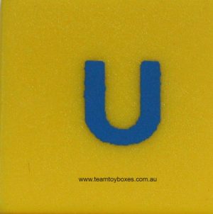 PARTS ONLY - Scrabble Junior Board Game - (1) Plastic Letter U Only