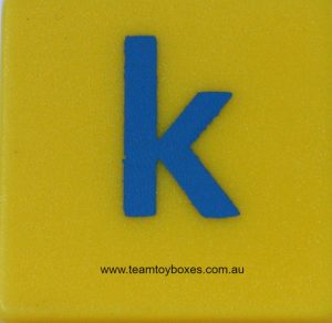 PARTS ONLY - Scrabble Junior Board Game - (1) Plastic Letter K Only
