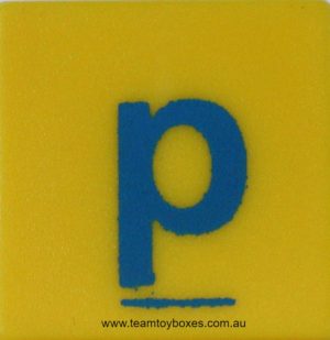 PARTS ONLY - Scrabble Junior Board Game - (1) Plastic Letter P Only
