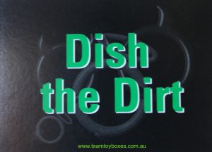PARTS ONLY - Saint or Sinner Board Game - Pack of 10 Dish The Dirt Cards