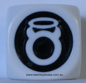 PARTS ONLY - Saint or Sinner Board Game - (1) Specialty Die Only