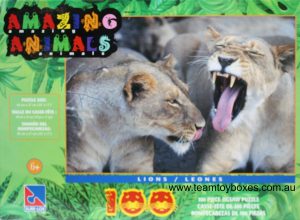 Amazing Animals 100 Piece Jigsaw Puzzle - New