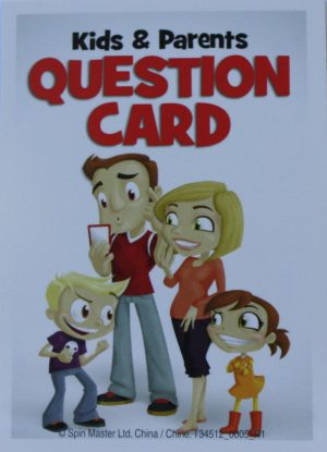 PARTS ONLY - Beat The Parents Board Game - Pack of 101 Kids and Parents Question Cards Only