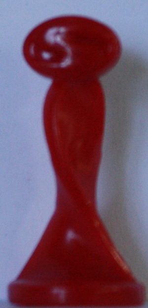 PARTS ONLY - Beat The Parents Board Game - (1) Red Game Mover Only