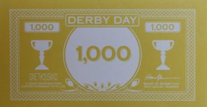 PARTS ONLY - Derby Day DVD Game - (1) Pack of 10 $1,000 Notes Only
