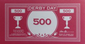 PARTS ONLY - Derby Day DVD Game - (1) Pack of 10 $500 Notes Only