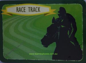 PARTS ONLY - Home Stretch Horse Racing Board Game - (1) Pack 23 Race Track Cards (New)