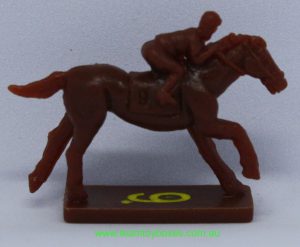 PARTS ONLY - Home Stretch Horse Racing Board Game - (1) No. 9 Plastic Racehorse Only (New)