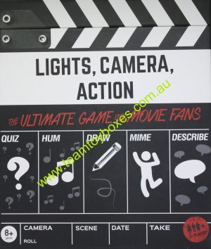 Lights Camera Action Board Game - Pre Owned (unopened cards)