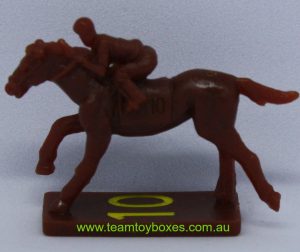 PARTS ONLY - Home Stretch Horse Racing Board Game - (1) No. 10 Plastic Racehorse Only (New)