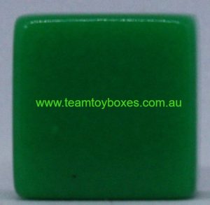PARTS ONLY - Home Stretch Horse Racing Board Game - (1) Green Scoring Cube Only (New)