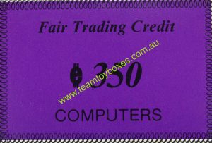 PARTS ONLY - Anti - Monopoly Board Game - (1) Computers €350 Fair Trading Credit Card Only