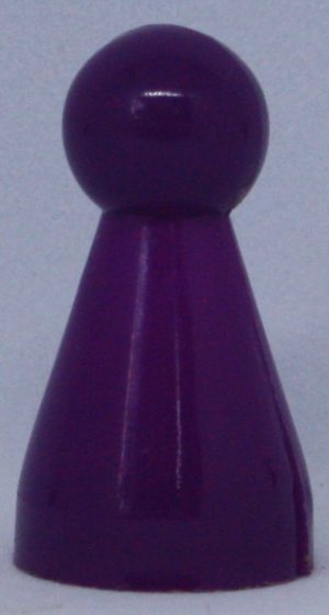 PARTS ONLY - Anti - Monopoly Board Game - (1) Purple Game Marker Only
