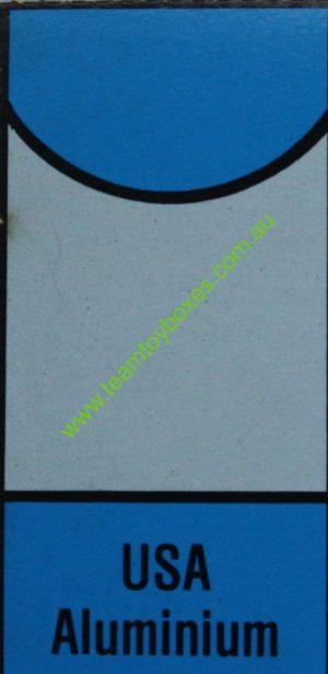 PARTS ONLY - Anti - Monopoly Board Game - (1) USA Aluminium Accusation Card Only