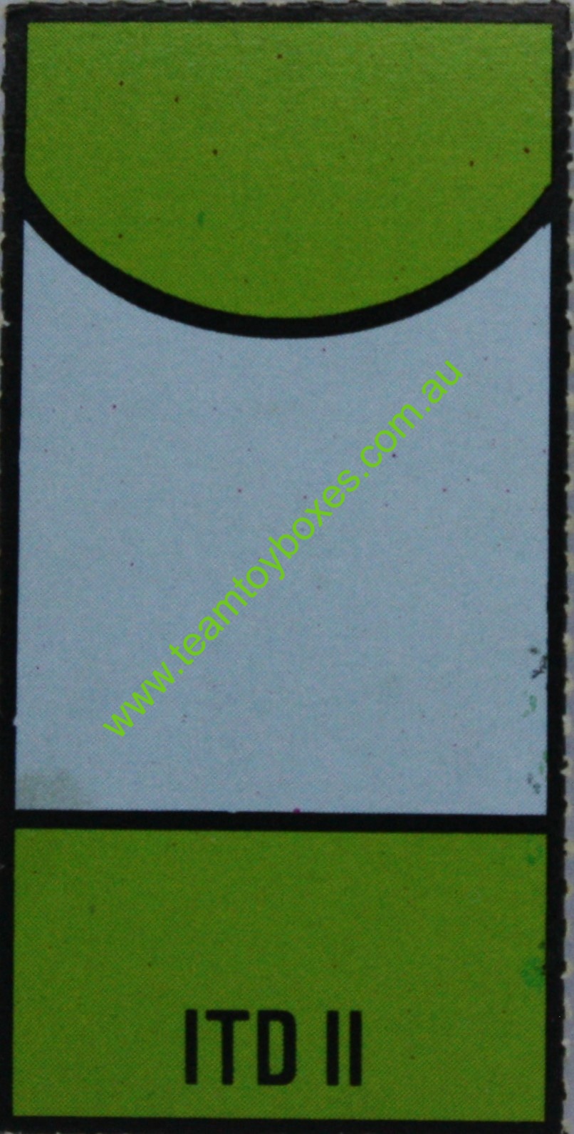 PARTS ONLY - Anti - Monopoly Board Game - (1) ITD II Accusation Card Only