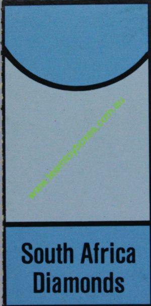 PARTS ONLY - Anti - Monopoly Board Game - (1) South Africa Diamonds Accusation Card Only