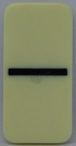 PARTS ONLY - Learn Dominoes Game - (1) Plastic Domino Tile Only