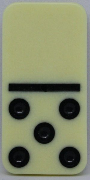 PARTS ONLY - Learn Dominoes Game - (1) Plastic Domino Tile Only