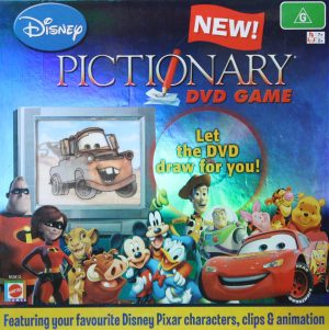 Disney Pictionary DVD Board Game - Used (unplayed)