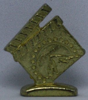 PARTS ONLY - Monopoly Empire Gold Edition Board Game - (1) Gold Paramount Token Only
