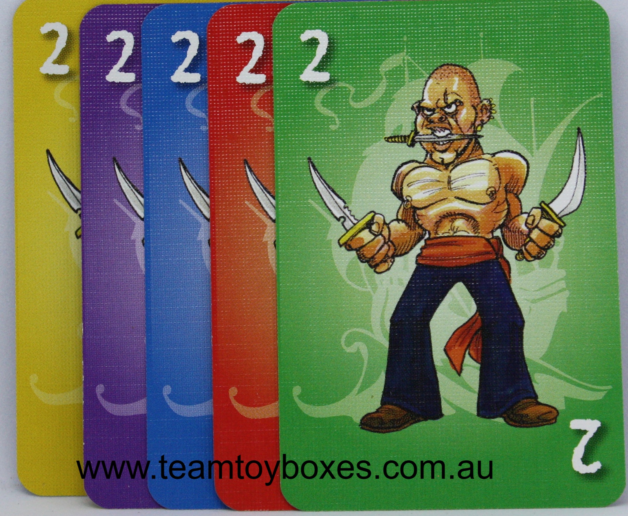 PARTS ONLY - Dead Man's Treasure Board Game - (1) Pack of 5 Number 2 Pirate Cards