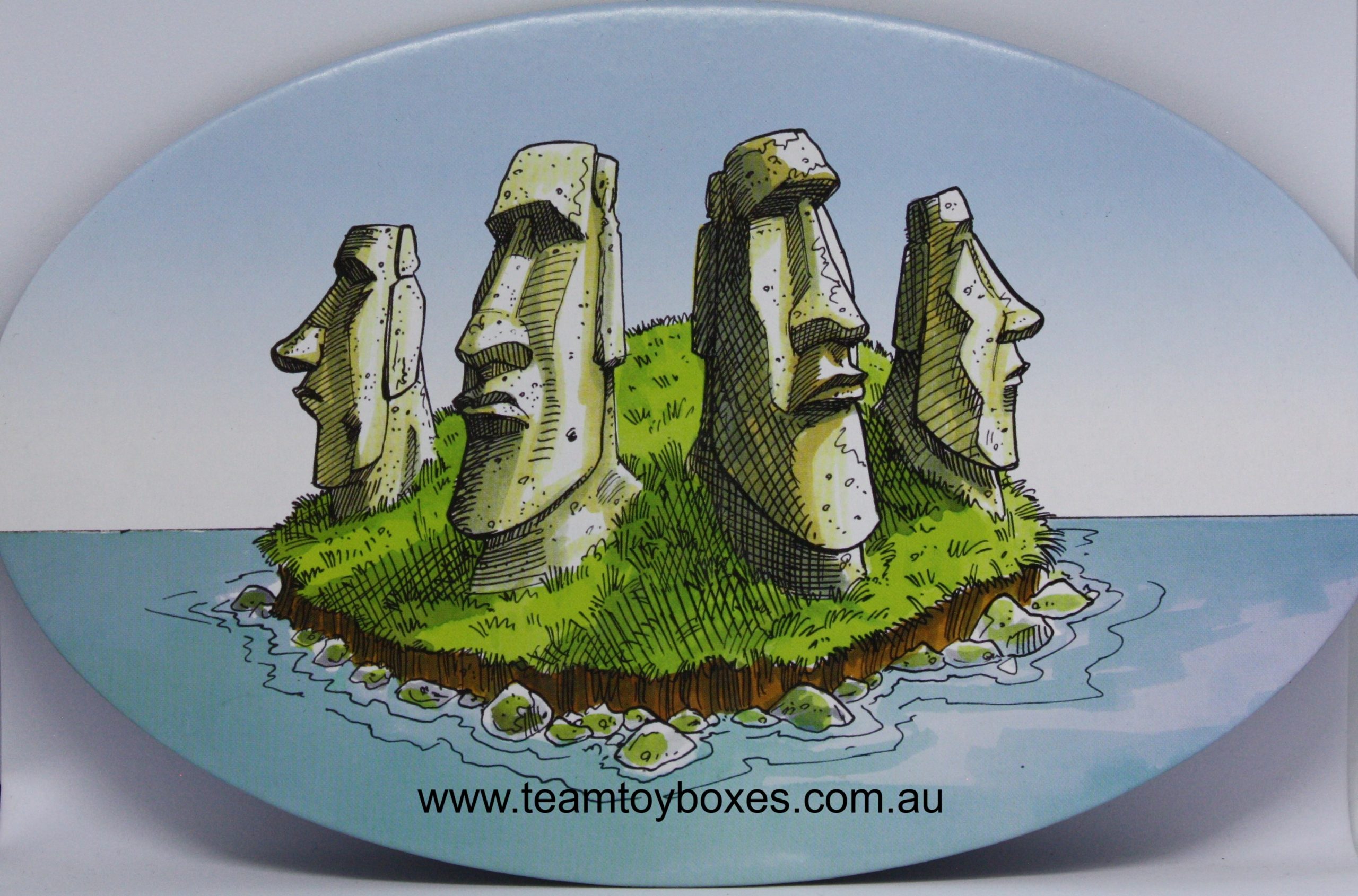 PARTS ONLY - Dead Man's Treasure Board Game - (1) Island Board Only