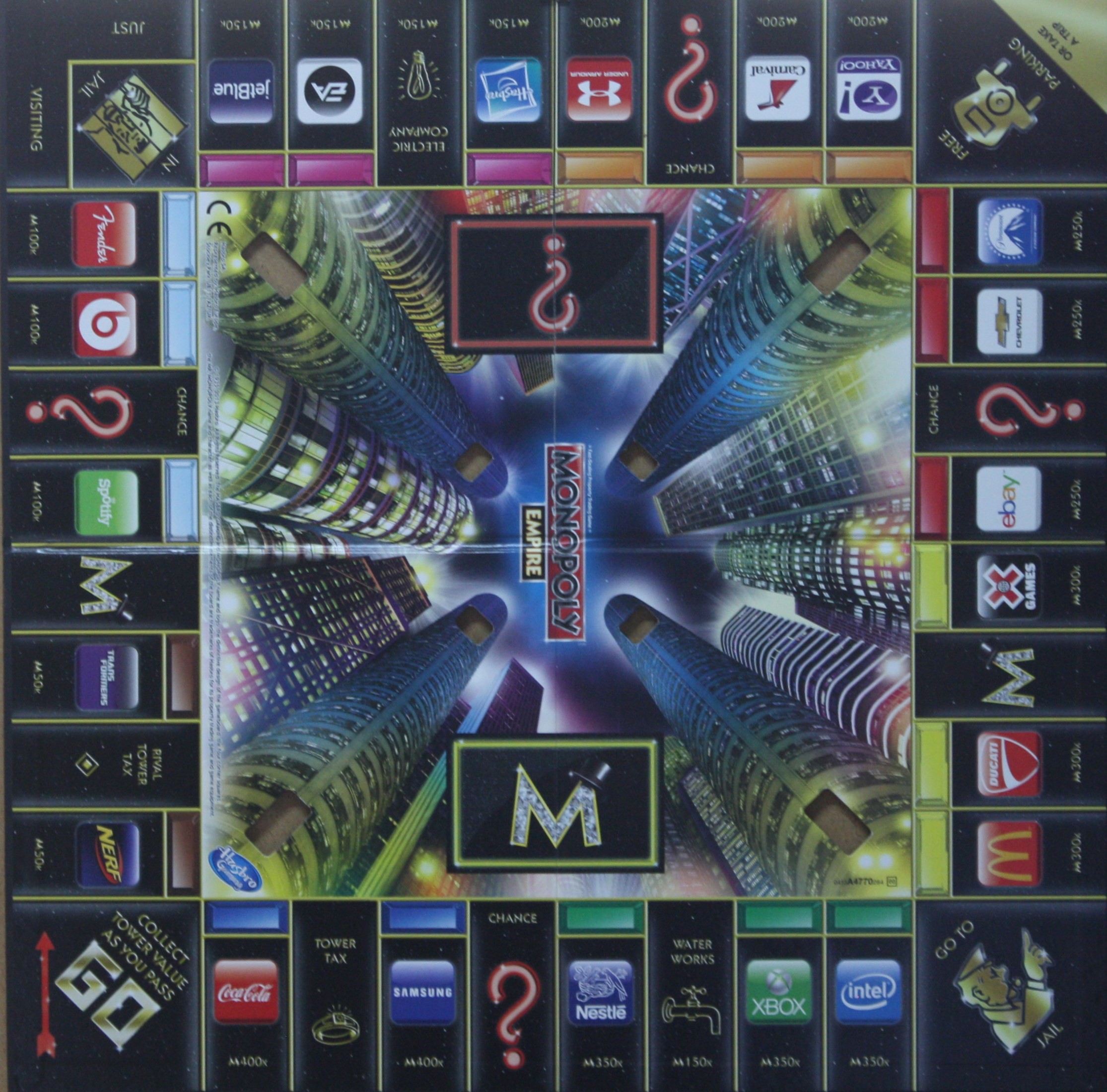 PARTS ONLY - Monopoly Empire Gold Edition Board Game - (1) Game Board Only