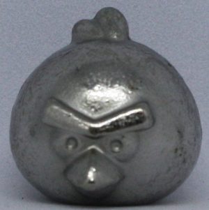 PARTS ONLY - Monopoly Empire Silver Edition Board Game - (1) Metal Angry Bird Token Only