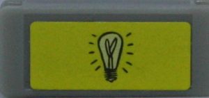 PARTS ONLY - Monopoly Empire Silver Edition Board Game - (1) Yellow Tile Only