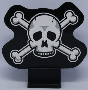 PARTS ONLY - Chopply Interactive DVD Board Game - (1) Skull Mover and Stand Only