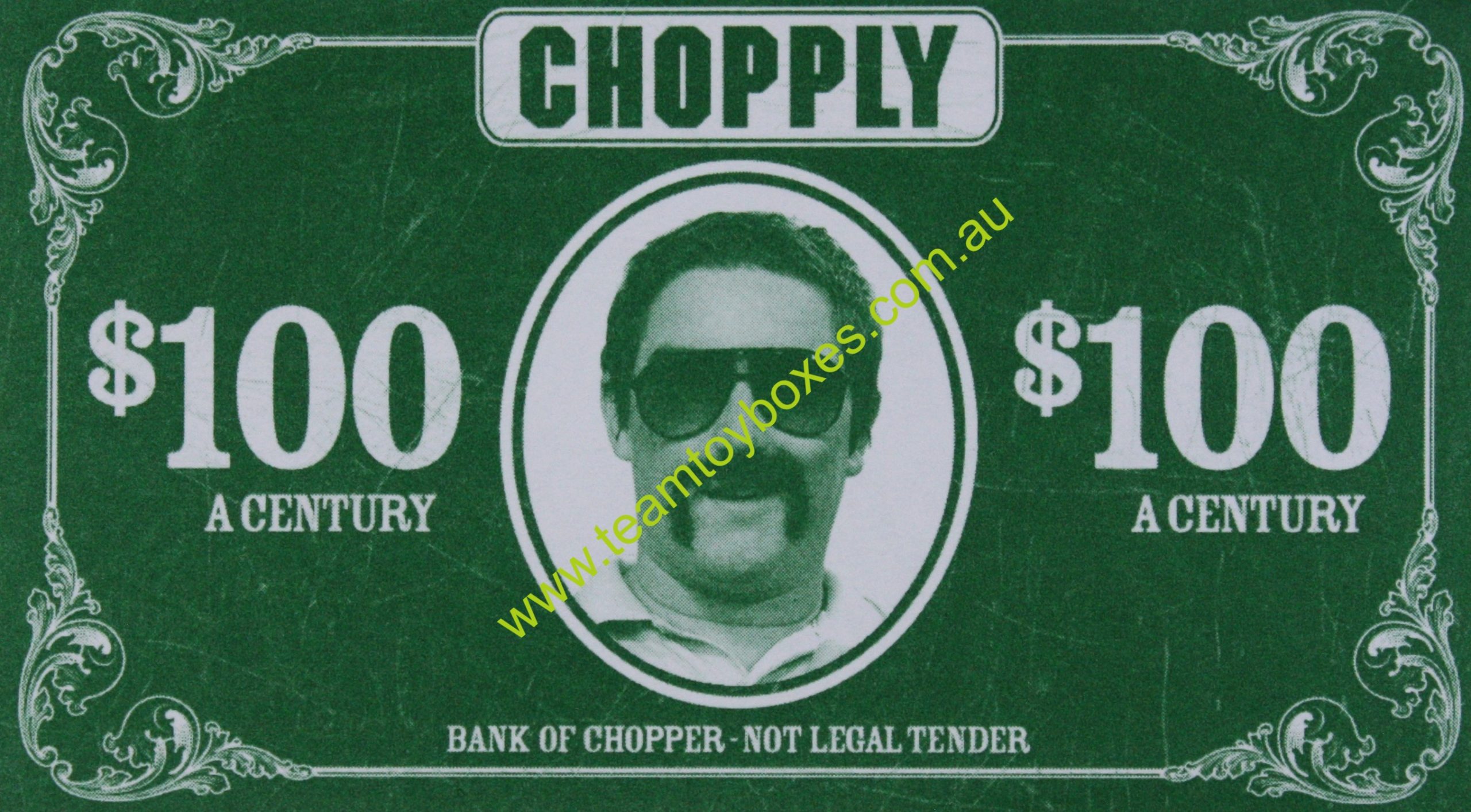 PARTS ONLY - Chopply Interactive DVD Board Game - (1) Pack of 10 $100 Chopply Money Only