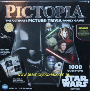 Pictopia Picture Trivia Star Wars Edition Board Game - Pre Owned