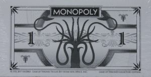 PARTS ONLY - Monopoly Board Game "Game of Thrones" Collector’s Edition - (1) Pack of Themed Money Only