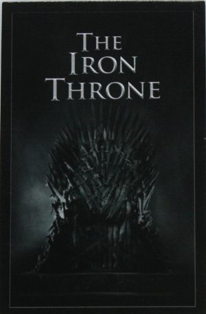 PARTS ONLY - Monopoly Board Game "Game of Thrones" Collector’s Edition - (1) Pack of 16 The Iron Throne Cards Only