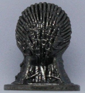 PARTS ONLY - Monopoly Board Game "Game of Thrones" Collector’s Edition - (1) Metal Iron Throne Only