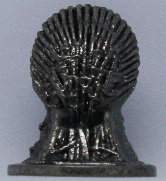 PARTS ONLY - Monopoly Board Game "Game of Thrones" Collector’s Edition - (1) Metal Iron Throne Only