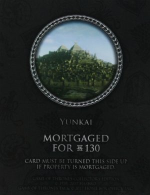 PARTS ONLY - Monopoly Board Game "Game of Thrones" Collector’s Edition - (1) Yunkai Title Deed Card Only