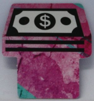 PARTS ONLY - RNB Fridays Party Board Game - (1) Money Team Token Only