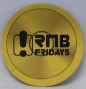 PARTS ONLY - RNB Fridays Party Board Game - (1) Yellow RnB Disc Only