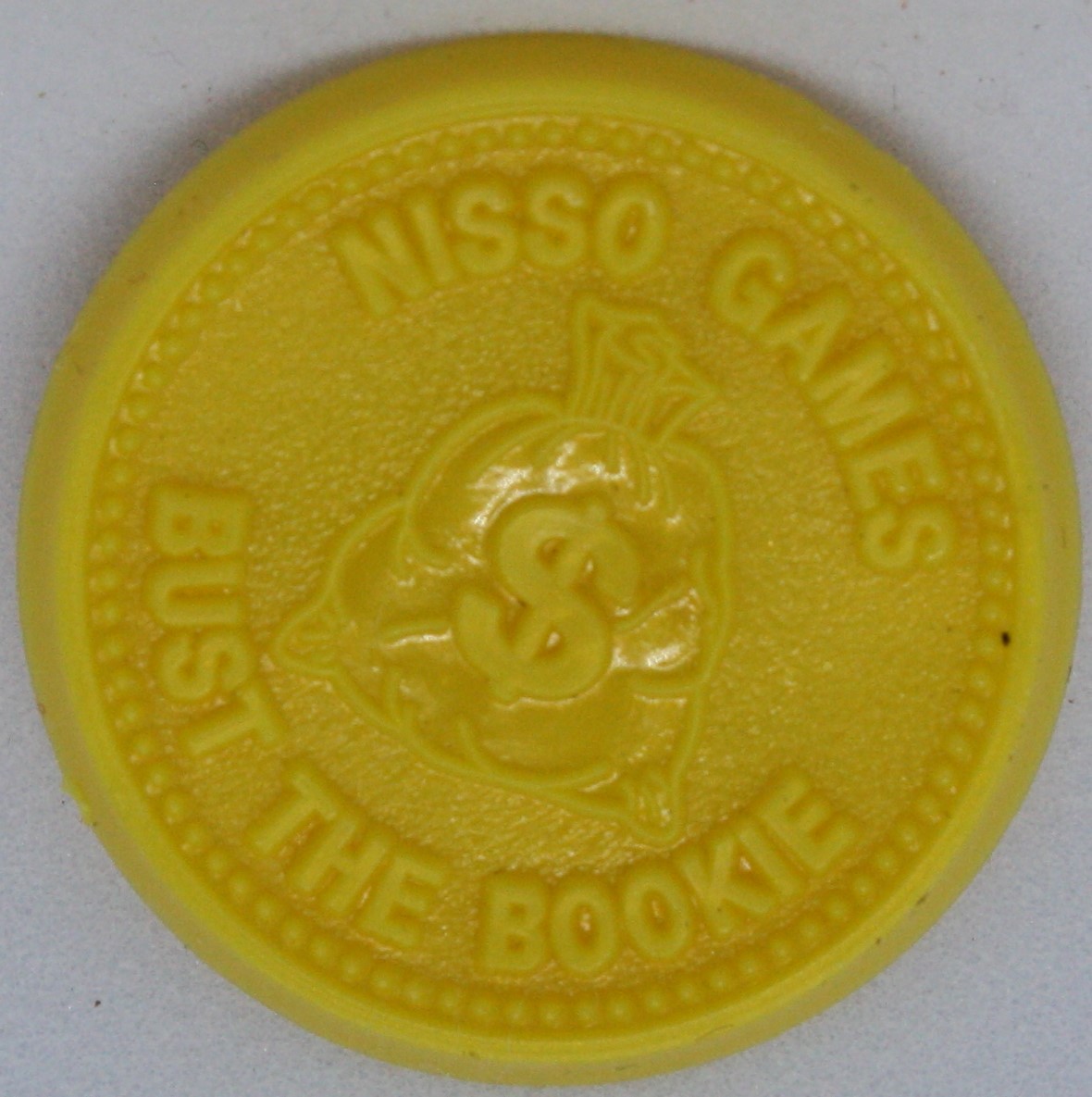 PARTS ONLY - Bust The Bookie Board Game - (1) Pack of 10 Plastic Coin Tokens Only