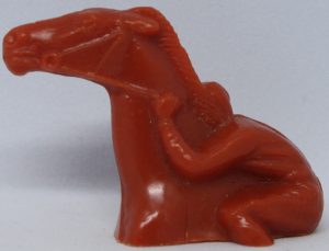 PARTS ONLY - Bust The Bookie Board Game - (1) Tan Horse and Jockey Only