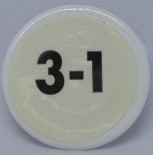 PARTS ONLY - Bust The Bookie Board Game - (1) 3-1 Odds Chip Only