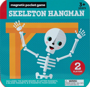 Skeleton Hangman Magnetic Pocket Game
