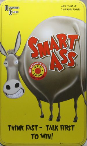 Smart Ass Tin Edition Game - Tin slight damage, contents sealed